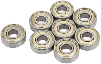 608zz Lagers - 8Pcs Hoge Precisie ABEC 11 - Carbon Staal voor Roller Skates en Dansborden