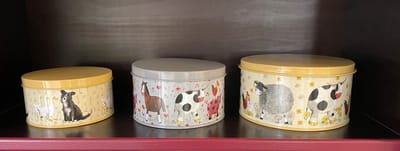 Alex Clark Cake Tin set Daisyfield Fam ~ 3 st. voorraadblikken voor koekjes e.d..