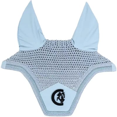 Kentucky Horsewear - Oornetje Wellington 3D Logo licht blauw Full