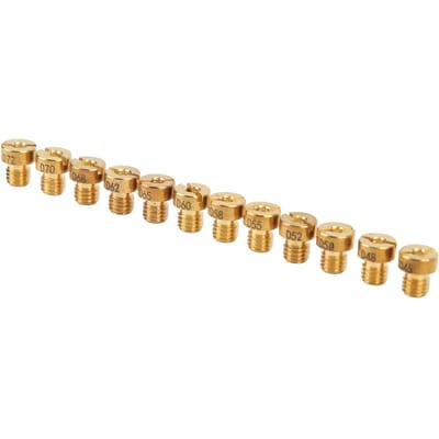 12 stuks Carburateur Hoofdsproeiers Metaal Carburateur Hoofdmondstuk voor Dellorto PHBG SHA SHB SHBC beige