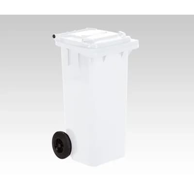 Witte Engels Afvalcontainer – 120 Liter, Hdpe Kunststof