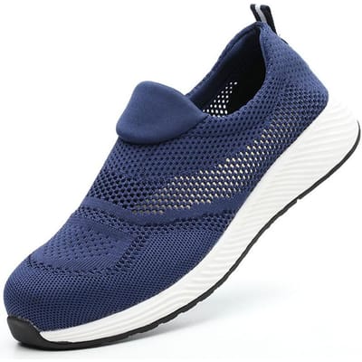 Zomer Werkveiligheidsschoenen Heren Dames Veiligheidslaarzen Ademend Lichtgewicht Werksneakers Puncture Proof Constructieschoenen Maat35-46 41