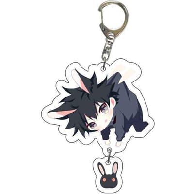 Jujutsu Kaisen Anime Sleutelhanger Satoru Gojo Yuji Itadori Megumi Fushiguro Nobara Kugisaki Rugzak Hoge Kwaliteit Cadeau Hanger Cosplay 55mm gray