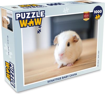 Puzzel Schattige baby cavia - Legpuzzel - Puzzel 1000 stukjes volwassenen