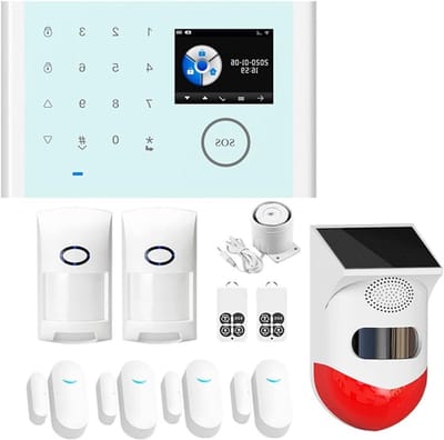 Thuis Alarm Systeem - Beveiligingskit - Woning Beveiligen - App Controle - 99 Zones - Groen