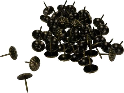 Bekledingsspijkers - Meubelnagels - Decoratief Bevestigen - Duurzaam Metaal - 50 Stuks - Brons