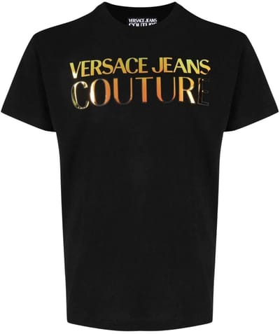 Versace Jeans Couture T-Shirt Logo Foil Black