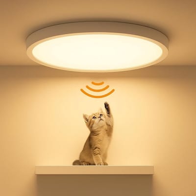 Ronde LED Plafondlamp met Bewegingssensor en Instelbare Kleurtemperatuur