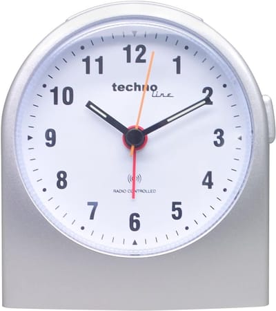 Digitale Radiogestuurde Wekker met Snooze Functie - Analoge Tijdsweergave