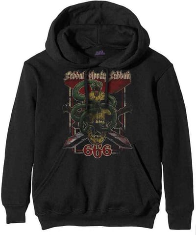 Black Sabbath - Bloody Sabbath 666 Hoodie/trui - S - Zwart