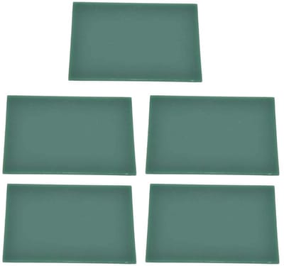 Allecto - Wax voor het snijden - Waxbladen voor sieraden - Perfect voor juweliers - Groen - Modelleren - Accessoires voor graveren - 5 vellen