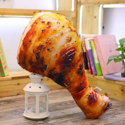 Schattig Pluche Speelgoed Voedsel Realistische Stijl Kipbout Kuiken Kussen Kussen Verjaardagscadeau 60cm