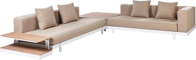 MISSANELLO - Loungeset - Beige - Aluminium/Polyester