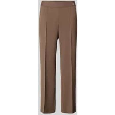 Straight fit stoffen broek met siernaad model 'Cameron'