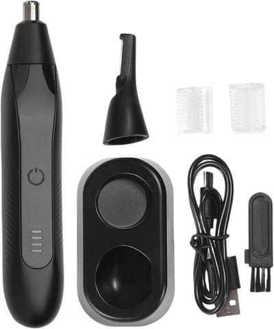 KZQ Elektrische Neushaartrimmer Draagbaar Usb Oplaadbaar Voor Mannen En Vrouwen Met Afneembaar Opzetstuk Voor Reizen Zakenreis En Kamperen