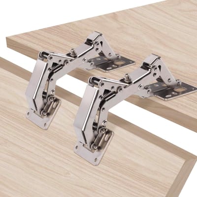 Hydraulische Kast Scharnieren - 2 Stuks Verstelbare Swivel Platform Scharnieren - Duurzaam en Sterk - Ideaal voor Meubels - Voor Verstelb