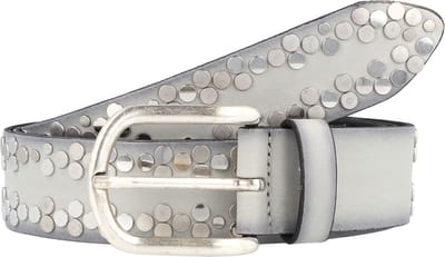 Vanzetti Leren Riem Belt 35MM W100 L.grey Lichtgrijs