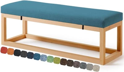 Bank Kussen - Zitkussen Sofa - Comfortabel Zitten - Afneembare Hoes - 200x50x3cm - Oud Roze