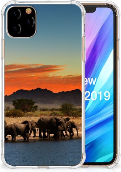 Apple iPhone 11 Pro Max Case Anti-shock Olifanten