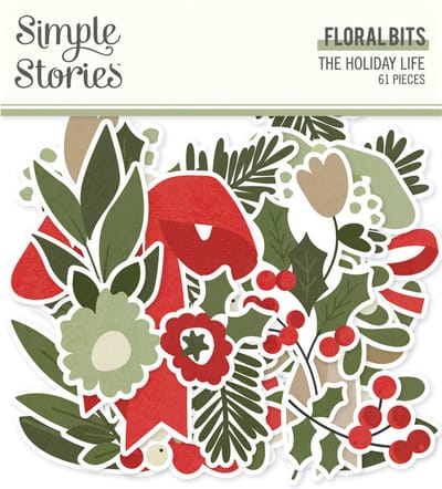 Simple Stories - The Holiday Life Floral Bits & Pieces (20520)