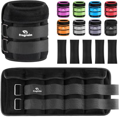 Dailygoods- Enkelgewichten Verstelbaar - 1-10 kg - Paar met Afneembaar Gewicht - Voor Joggen/Aerobic - Fysiotherapie/Weerstandstraining - Verbeterde Prestaties - Gewichtsvesten