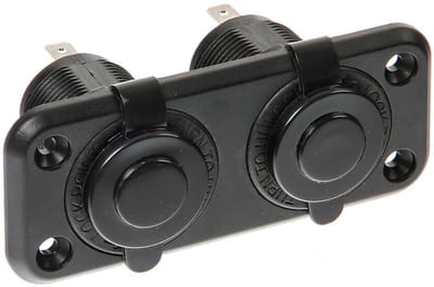 Inbouwsocket 12/ 24 Volt