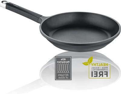 Koekenpan - Koekenpan met anti-aanbaklaag - Vlees en groenten bakken - 3-laags anti-aanbaklaag - 24 cm - Wit