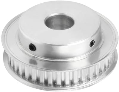 Dailygoods- Distributieriemschijf aluminium - 40 Tanden - 12,7 mm Boring - Synchrone Wielen - Voor 3D-Printers - 10 mm Brede Riem - Riemschijf