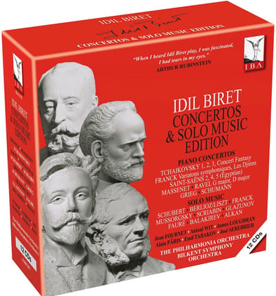 Idil Biret, The Philharmonia Orchestra, Bilkent Symphony Orchestra - Concertos & Solo Music Edition (12 CD)