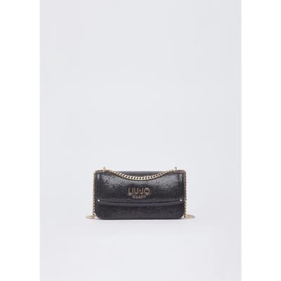 LIU JO schoudertas Evrim Crossbody Bag East / West Nero zwart