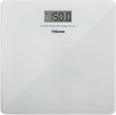 Tristar WG-2419 - Personenweegschaal tot 150 kg - Digitaal - Weegschaal - Anti-slip voetjes