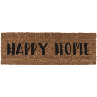 Present Time deurmat happy home - 75x25x1,5cm