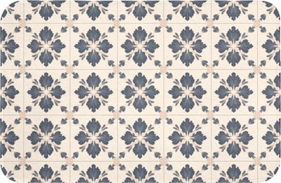 Badmat 60x40 cm - Antislip - Bladvorm - Klassiek - Kleurrijk - Badmatten voor badkamer - Badkamermat - Douchemat - Badkamer mat