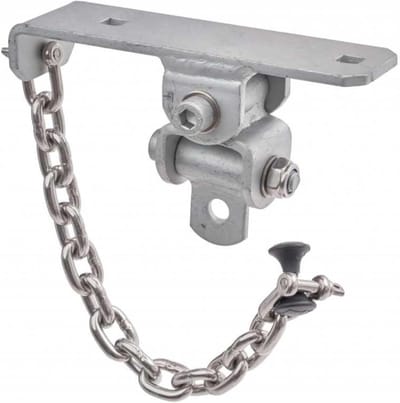 Schommelophanging met Ketting - Schommelhaak Ophanghaak - Veilig Schommelen - Tot 500 kg Belastbaar - 178 mm - Grijs