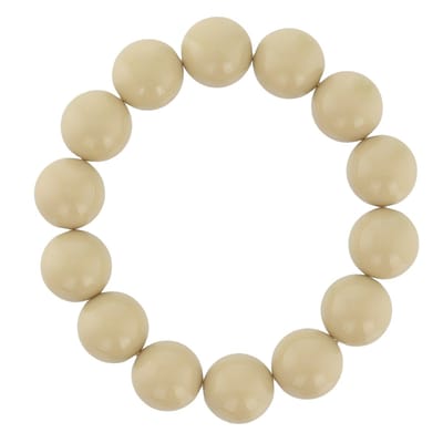 Behave - Armband - Beige kralen - Elastisch
