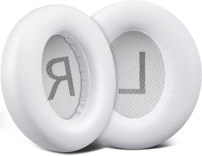 Vervangende Oorkussens voor Anker Soundcore Space Q45 Hoofdtelefoon, Zacht Echte Leer, Geluidsisolatie en Comfortabele Pasvorm