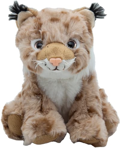 Cute since 1999 - Knuffel Lynx - Hurkende Lynx speelgoed - Baby knuffel - 17cm