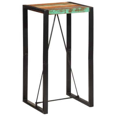 vidaXL - Bartafel - 60x55x110 - cm - massief - gerecycled - hout