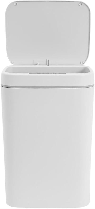 Prullenbak Badkamer - Afvalemmer Sensor - Hygiënisch Afval - IPX5 Waterdicht - 16 Liter - Wit