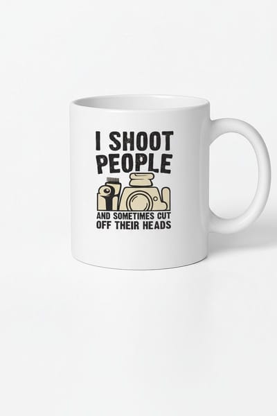 I Shoot People Grappige Fotografie Mok - Cadeau voor Fotografen