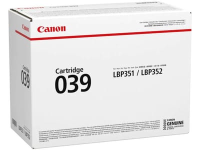 Canon 039 toner cartridge zwart (origineel)