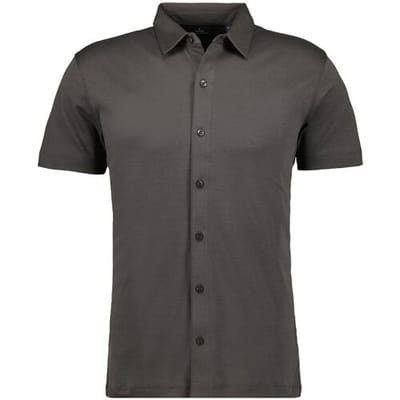 Ragman Overhemd Polohemd Short Sleeve Pima Cotton Leisteen / male