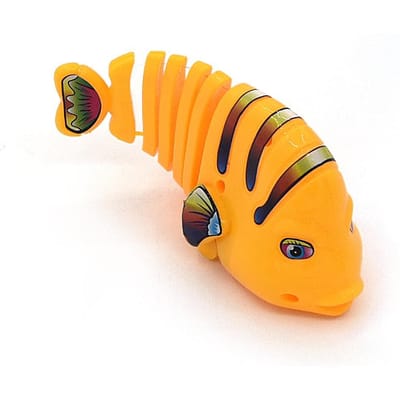 Huisdier Kat Speelgoed Veer Schommel Vis Haar Vis Plagen Kat Huisdier Plastic Speelgoed Huisdier Kat Speelgoed Interactief Huisdier Producten Voor Katten (Yellow,13.8cm) geel