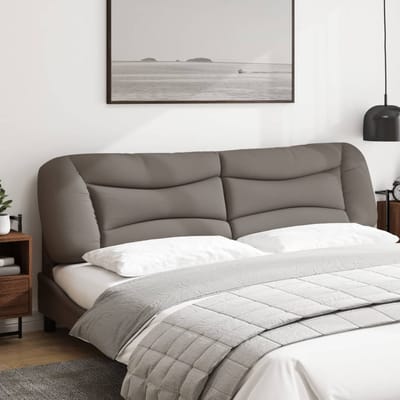 vidaXL - Hoofdbordkussen - "Hvar" - 200 - cm - stof - taupe