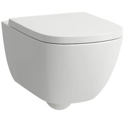 LAUFEN Palomba Collection wall-hung WC rimless with WC seat H86680000001