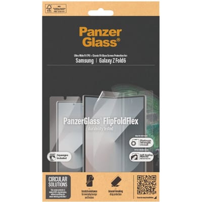PanzerGlass Anti-Bacterial Case Friendly Screenprotector geschikt voor Samsung Galaxy Z Fold 6