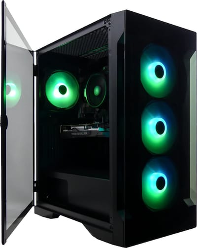 Intel i5 6-Core Allround RGB Game PC met Magneetdeur - Nvidia GeForce RTX3050 - 16GB RAM - 500GB M2 SSD - i5-11400 - WIFI - Windows 11 Pro