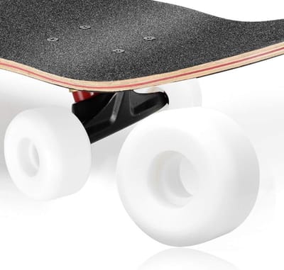 Skateboard Wielen - Longboard Wielen - Vloeiend Rijden - Hoge Elasticiteit - 52x32mm 4 Stuks - Wit