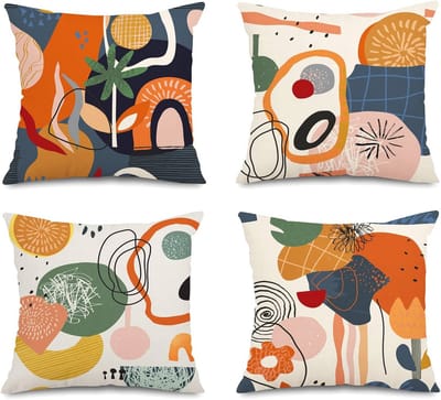 Abstracte Kunst Kussenslopen voor Buiten - Set van 4