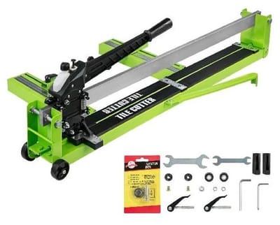 Amolass - Tegelsnijder - Tegel - Handmatig - Snijmachine - Infrarood Laser - Voor Precisie - 800mm - Groen - Proffesioneel
